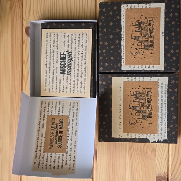 Handmade Mini Harry Potter Inspired Boxed Cards Set - Picture 14 of 16